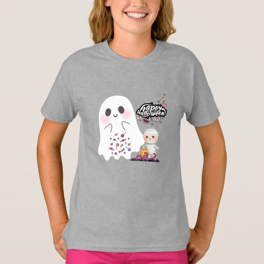 マイカワイイハッピーハローウィン Tシャツ (正面)