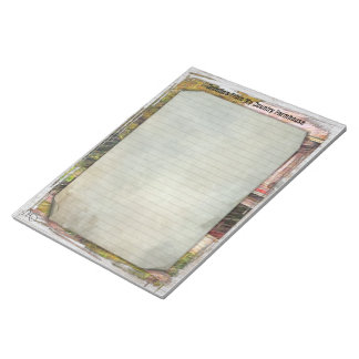 マイカントリーファームハウス8.5x11メモ帳 ノートパッド