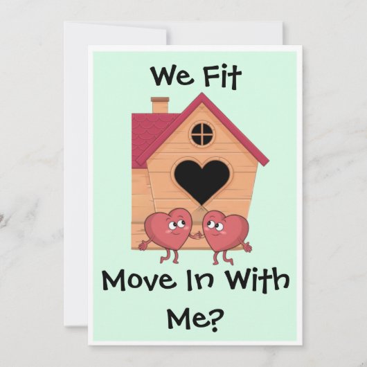 マイカードで移動 – 任意の文字をカスタマイズ 招待状 (正面)