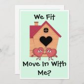 マイカードで移動 – 任意の文字をカスタマイズ 招待状 (正面/裏面)