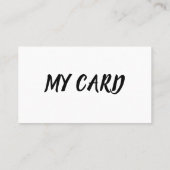 マイカード 名刺 (裏面)
