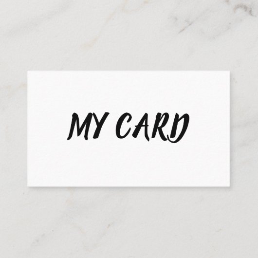 マイカード 名刺 (裏面)