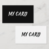 マイカード 名刺 (正面/裏面)