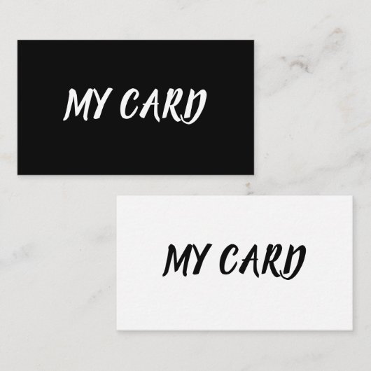 マイカード 名刺 (正面/裏面)