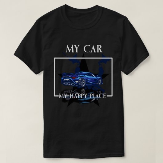 マイカーマイハッピープレイスTシャツ Tシャツ (デザイン正面)