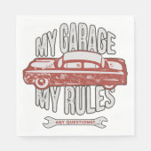 マイガレージのルール スタンダードランチョンナプキン (正面)