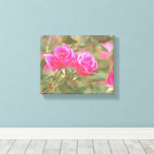 マイガーデン，デジタルエンボスバラ2 キャンバスプリント (インサイチュ (ウッドフロア))