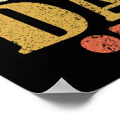 マイガールパパエラヴィンテージ父の日おもしろい ポスター (角)