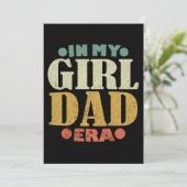 マイガールパパエラヴィンテージ父の日おもしろい 招待状 (スタンド正面)