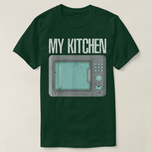 マイキッチンマイクロ波料理 Tシャツ (デザイン正面)