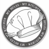 マイキッチンマイルールシェフ引用文 シール (正面)