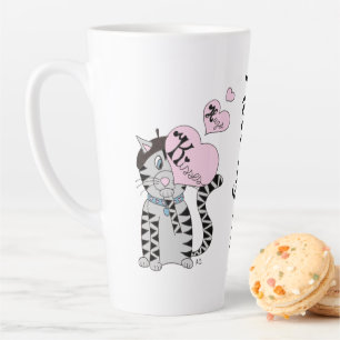 マイキャットが好きなラテマグ カフェラテマグ