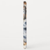 マイキャットアップタイガー演技ポートレートエネルギー Case-Mate iPhoneケース (裏面/左)