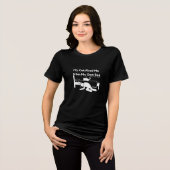 マイキャットフレッド自分のベッドから私をフレッドおもしろい猫好き トライブレンドTシャツ (正面全面)
