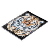 マイキャット演技アップタイガーポートレートエネルギー ノートブック (左側)