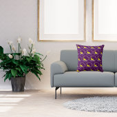 マイキャッ親愛トギズマおもしろいペットホワイトイエローパープル クッション