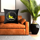 マイキャッ親愛トギズモおもしろいキュイクールエローブラックペット クッション