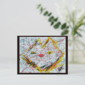 マイギャラリーのロゴのはがきを印刷する ポストカード (スタンド正面)