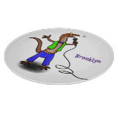 マイクおもしろいガで歌うトカゲ カッティングボード (角)