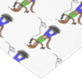 マイクおもしろいガで歌うトカゲ テーブルクロス (アングル)