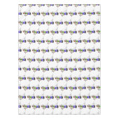 マイクおもしろいガで歌うトカゲ テーブルクロス (正面)