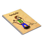 マイクおもしろいガで歌うトカゲ ノートブック (右側)