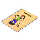 マイクおもしろいガで歌うトカゲ ノートブック (左側)