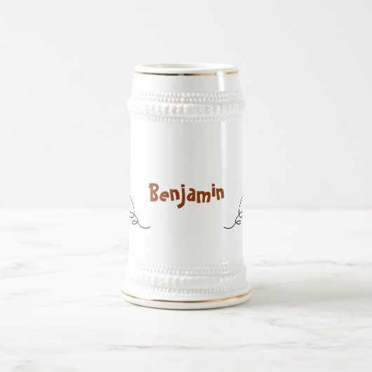 マイクおもしろいガで歌うトカゲ ビールジョッキ (中央)