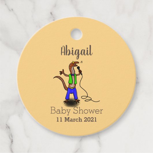 マイクおもしろいガで歌うトカゲ フェイバータグ (正面)