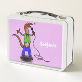 マイクおもしろいガで歌うトカゲ メタルランチボックス (裏面)