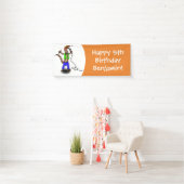 マイクおもしろいガで歌うトカゲ 横断幕 (インサイチュ)