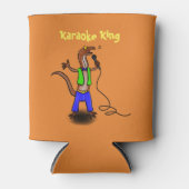 マイクおもしろいガ付きトカゲ 缶クーラー (正面)