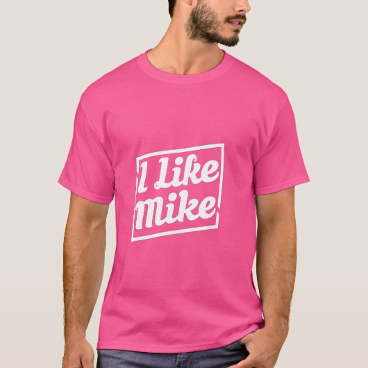 マイクが好き Tシャツ (正面)