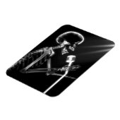 マイクで歌うB&W X線ビジョンスケルトン マグネット (左側)