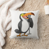 マイクで音楽を楽しむ クッション (ブランケット)