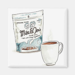 マイクとジェンのココア磁石 マグネット