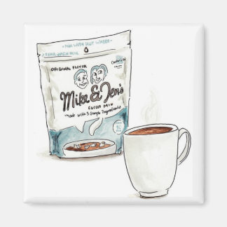 マイクとジェンのココア磁石 マグネット