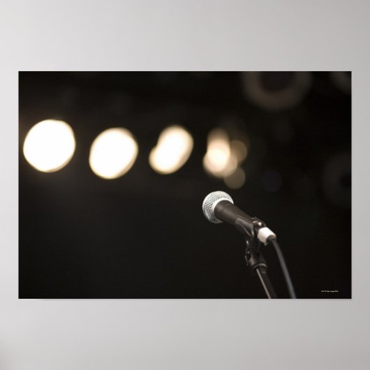 マイクとスポットライト ポスター (正面)