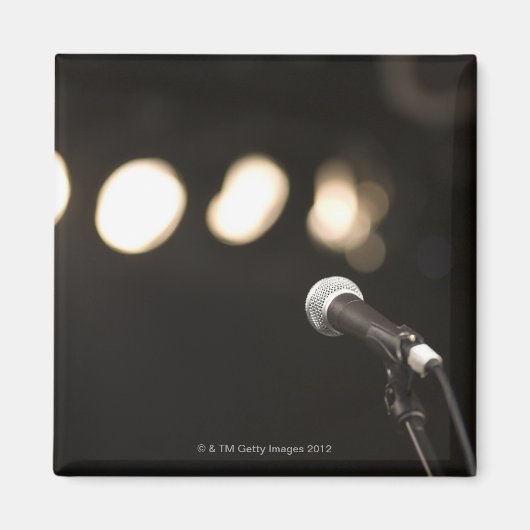 マイクとスポットライト マグネット (正面)