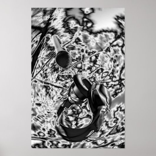 マイクとヘッドセット ポスター (正面)