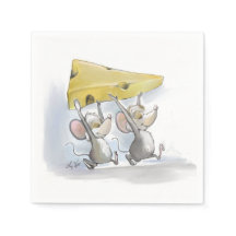 マイクとMacがチーズを持ち込む