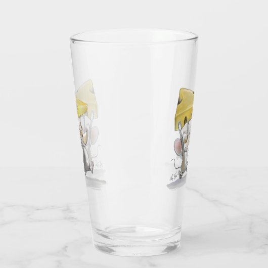 マイクとMacがチーズガラスを持ち込む タンブラーグラス (左)