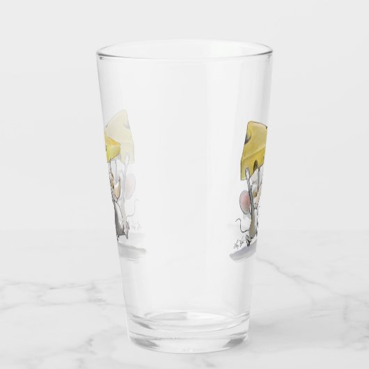 マイクとMacがチーズガラスを持ち込む タンブラーグラス (右)