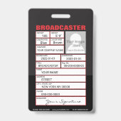 マイクのバッジ バッジ (裏面)