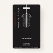 マイクのバッジ バッジ (正面)