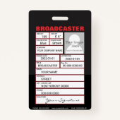 マイクのバッジ バッジ (裏面)