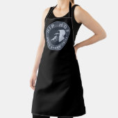 マイクのフード付きスウェットシャツを叩くヒップホップの男 エプロン (インサイチュ)