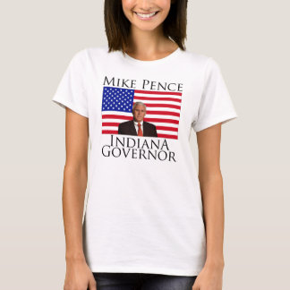 マイクのペニーのインディアナの知事の女性Tシャツ Tシャツ