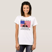 マイクのペニーのインディアナの知事の女性Tシャツ Tシャツ (正面フル)