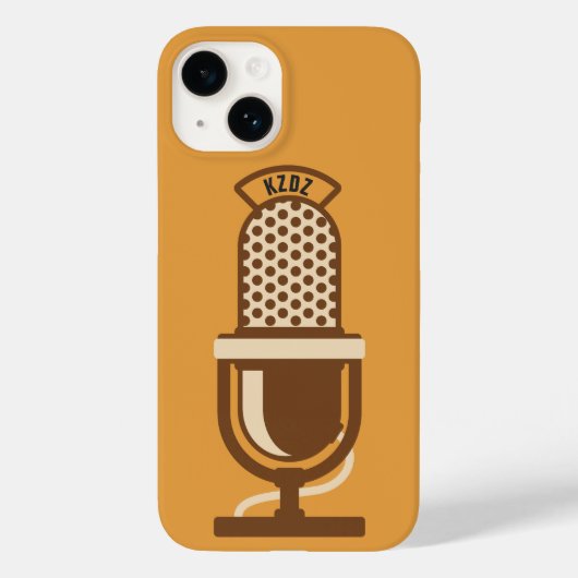 マイクのロゴ無線局名 Case-Mate iPhoneケース (裏面)